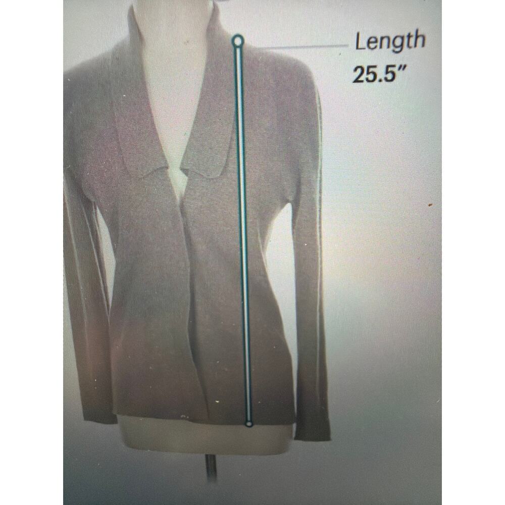 Brunello Cucinelli Cashmere Cardigan Sweater Brown Open Front Size M - Picture 8 of 8